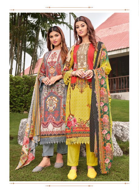 Vandana Mumtaz 1 Casual Wear Wholesale Dress Material Collection